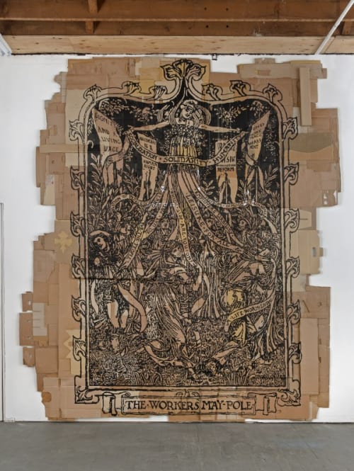 The Worker’s Maypole, An Offering for May Day 1894 (Illustration by Walter Crane)